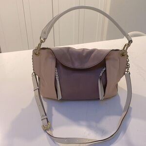 orYANY designer bag Genuine Pebbled Leather Color block Hobo Shoulder Bag